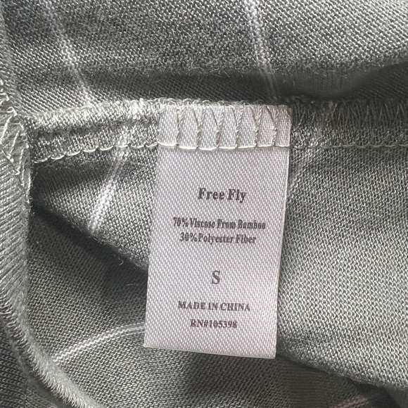 Free Fly sage and white striped women’s dress Size small - Picture 5 of 6